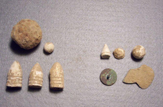 Meager Relics Recovered Sugar Creek, Arkansas, Sept. , 2009 