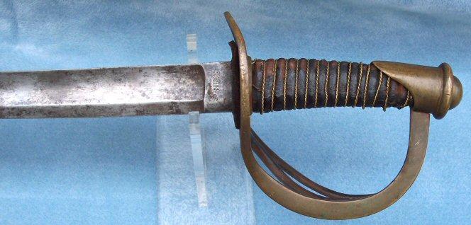 Fine M1840 Heavy Cavalry Saber by Horstmann Philadelpia - Silver Painted Scabbard likely from GAR Hall Display 