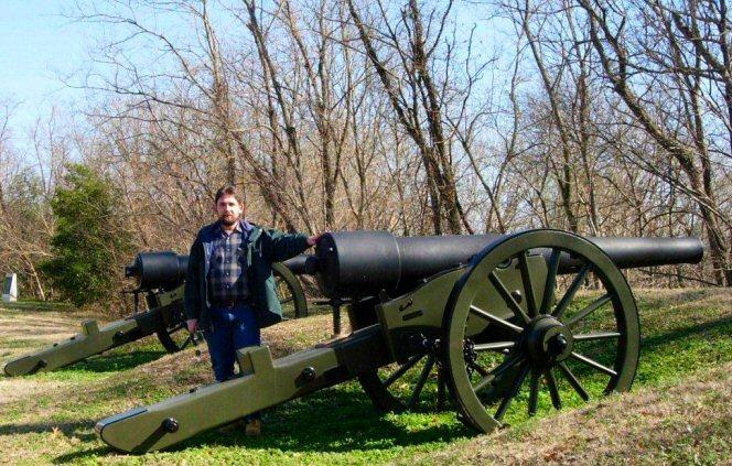 30 Pounder Parrott Rifles at U.S. Navy Monument, Vicksburg National Park.