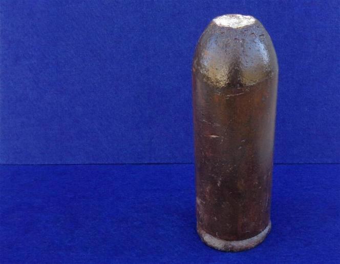 Very Slick & Nice Displaying U.S. Ten Pound Parrott Artillery Shell