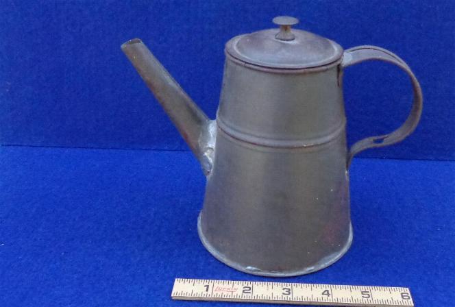 Fine Displaying Civil War Period, Personal Coffee Pot 