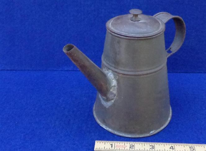 Fine Displaying Civil War Period, Personal Coffee Pot 