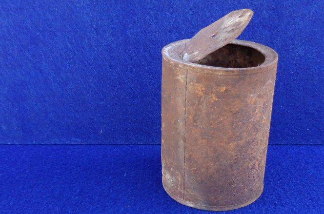 Fine Relic Condition Civil War Period Fruit or Ration Can