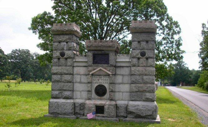 50th New York Engineers Monument on the Gettysburg, Pennsylvania, Battlefield