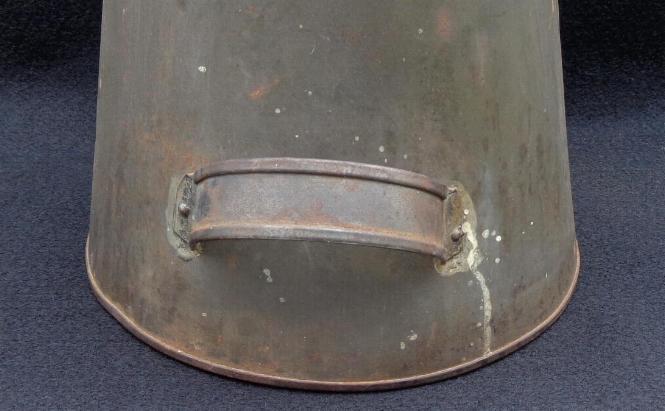 Huge Nearly 2 Gallon Capacity Civil War Tin Coffee Pot w/Lid & Wire Bail