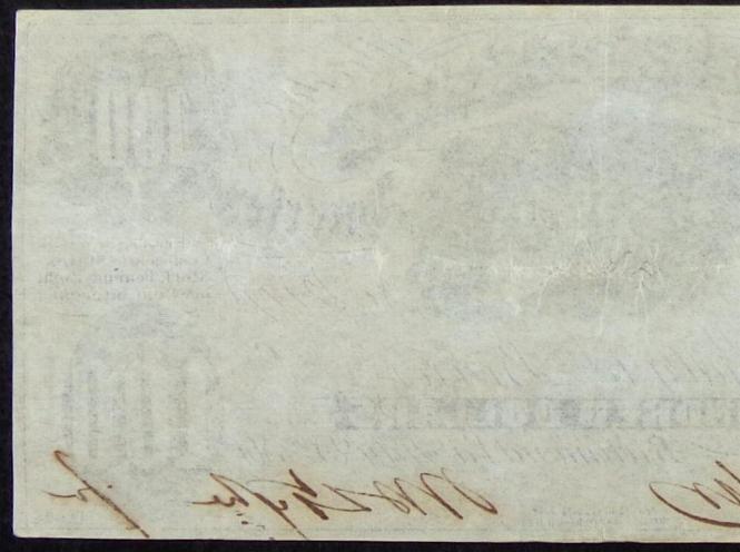 Exceptional VF/XF Rare Confederate T-7 July of 1861, One hundred dollar note 