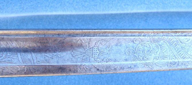 Very Fine Condition Import US M1850 Foot Officers Sword & Scabbard