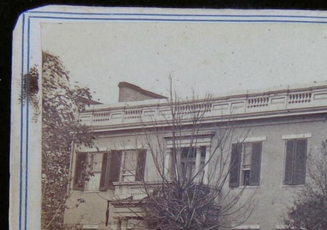 Excellent & Rare Cdv Image of the Balfour House in Vicksburg, Mississippi 