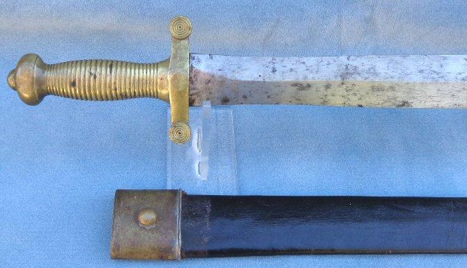 Nice 1832 Dated French Model 1831 Short Artillery Sword & Scabbard