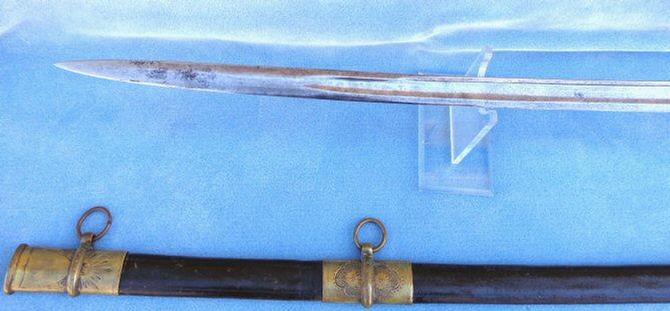 Very Fine Condition Import US M1850 Foot Officers Sword & Scabbard