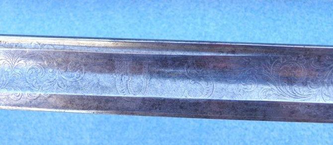 Very Fine Condition Import US M1850 Foot Officers Sword & Scabbard