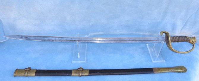 Very Fine Condition Import US M1850 Foot Officers Sword & Scabbard