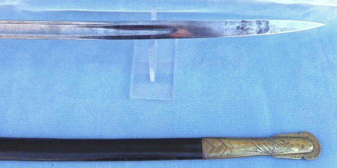 Very Fine Condition Import US M1850 Foot Officers Sword & Scabbard