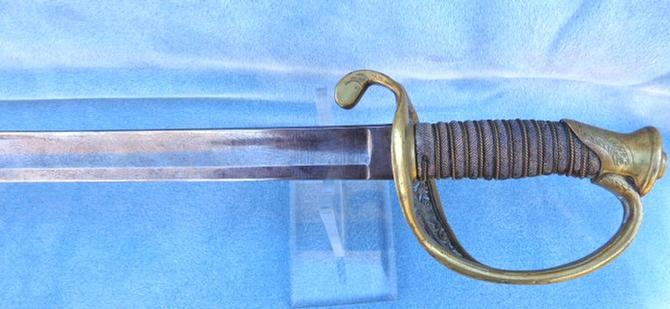 Very Fine Condition Import US M1850 Foot Officers Sword & Scabbard