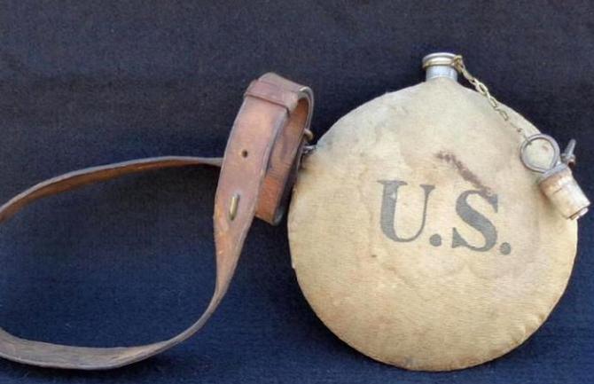 Very Fine U.S. M1878 "Indian Wars" Canteen & Sling