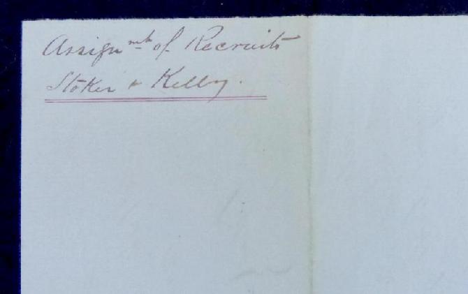 Fine February, 1865, Handwritten Document from the 50th New York Engineers