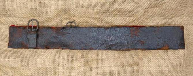 Fine Original Confederate Cavalry Trooper or Officer's Double Billet Waist Belt 