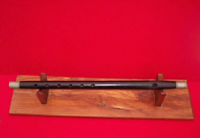 Nice Pre-War/Civil War Wood Fife - C Major - With German Silver Ferrules 