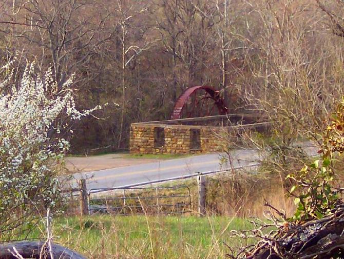 Old Kidd's Mill at Cane Hill, Arkansas.