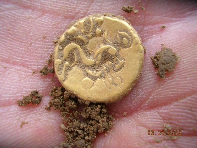 ca. 150 B.C. Celtic Gold Coin