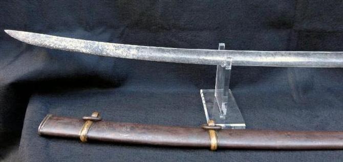 Fine Confederate L. Haiman & Bro., Columbus, Georgia, Cavalry Saber & Original Brass Mounted Lap Seam Scabbard