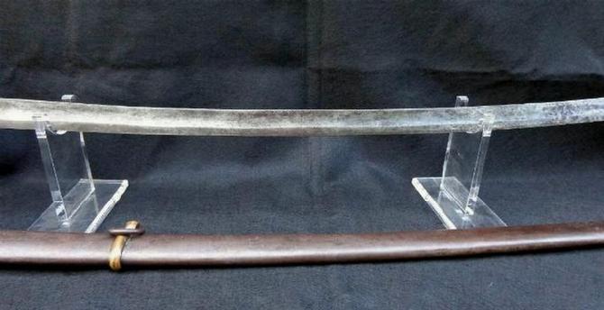 Fine Confederate L. Haiman & Bro., Columbus, Georgia, Cavalry Saber & Original Brass Mounted Lap Seam Scabbard