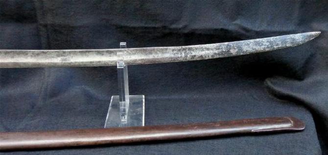 Fine Confederate L. Haiman & Bro., Columbus, Georgia, Cavalry Saber & Original Brass Mounted Lap Seam Scabbard