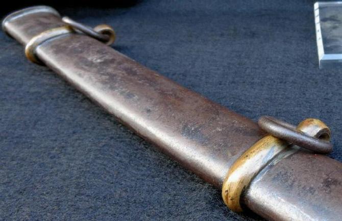 Fine Confederate L. Haiman & Bro., Columbus, Georgia, Cavalry Saber & Original Brass Mounted Lap Seam Scabbard