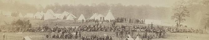 Original Civil War Camp Photograph Courtesy of the Library of Congress Prints & Photographs Division