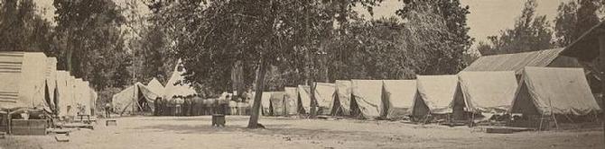 Original Civil War Camp Photograph Courtesy of the Library of Congress Prints & Photographs Division
