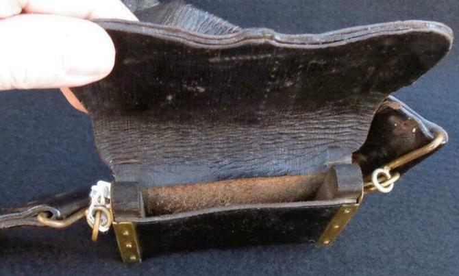 Fine Civil War Period Staff Officer's Fancy Cartridge Box & Cross Belt